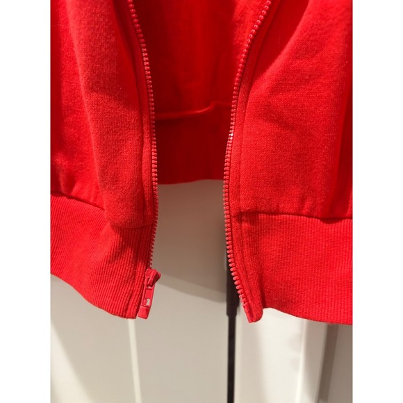 Colsie Red Track Jacket Full Zip White Stripe Athletic Activewear XL - Picture 5 of 6